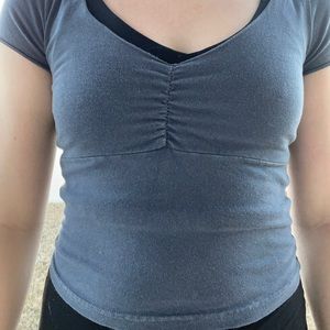 Blue brandy Melville  Gina top